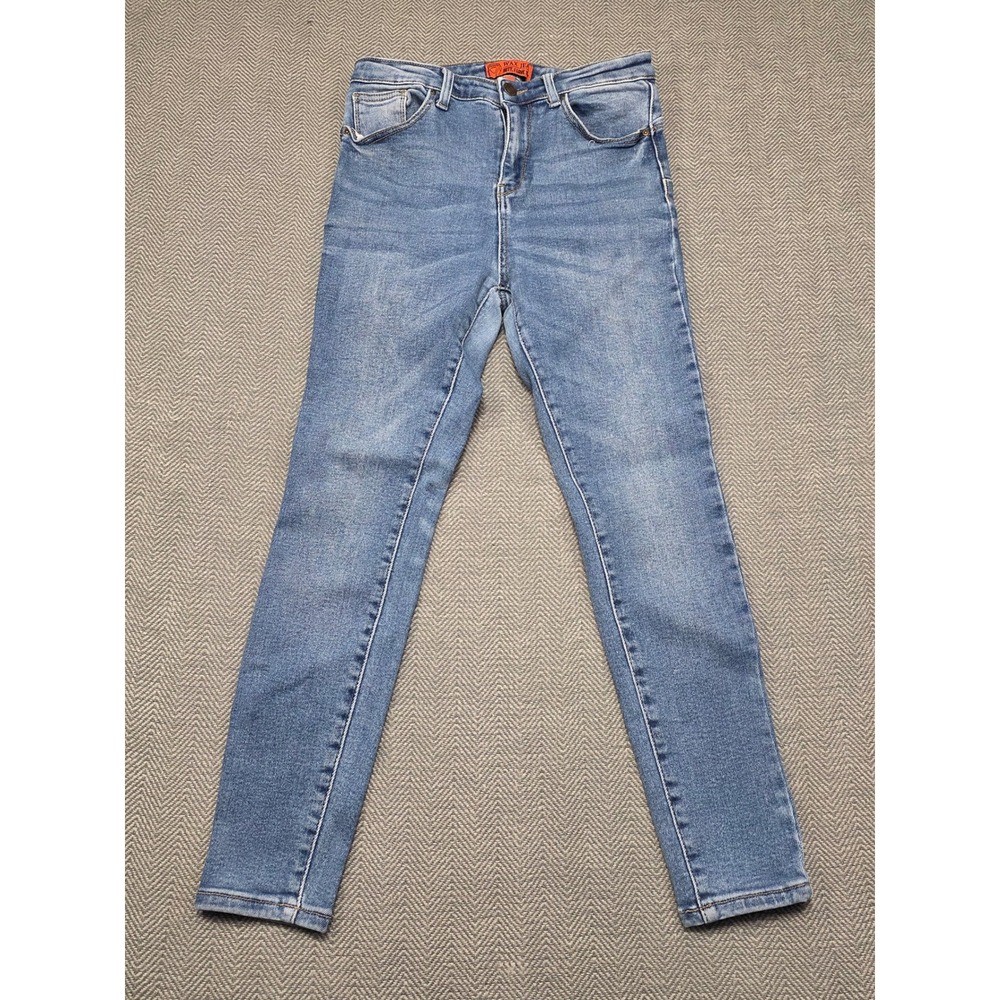 Wax Jean Butt I Love You Skinny Jeans Medium Wash High Rise Size 9/29 90800
